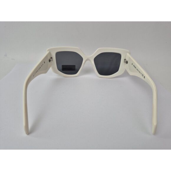 Prada SPR 14ZS White/Dark Grey (1425/S0) Triangle Logo Sunglasses main image 4